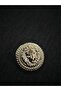 Embossed Lion Patterned 28mm 44 Size Large Gold Metal Button Set 6 Pieces - Coat and Jacket Accessory - 4