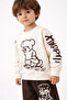 طقم بدلة رياضية من قطعتين للأولاد بتصميم دب تيدي فاخر - 2