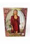 Satin 2-Piece Nightgown and Robe Set (Bordo) - 2