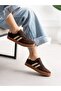 Lucca Brown Suede Women's Sneakers - 3