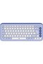 Tastatură wireless Pop Icon, Bluetooth, Liliac - 2