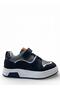 259 Orthopedic 100% Genuine Leather Boys' Preschool Navy Blue/Grey Sneaker - 2