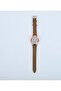 Women's Wristwatch Clock Brown Color - 3