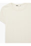Oversize Basic T-Shirt Short Sleeve Crew Neck Cotton - 5