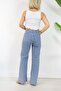 5704 Flatolu, Front Pocket Detail, Broad Legs, Double Legs Jeans - 4