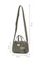 Women's Shoulder Strap Crossbody Bag A.Khaki Cn7557T – Casual Stylish Design, Lightweight and Convenient - 6