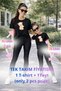 Mother Daughter Mama Min Toparlayıcı Tayt T-Shirt Combination Single Price Oversize 100% Cotton