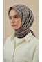 Petra 120*120 cm Cotton Scarf - Cream Acikahve - 2