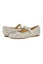 Embellished Mary Jane Ballet Flats - 7