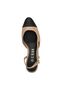 Slingback Cap Toe Block Heel Pumps - 6