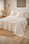 Maya 3 Piece Ecru Pique Set 240 X 260 cm 240 X 260 cm Ecru - 6