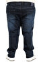 بنطلون رجالي كبير الحجم من مود XL بخمسة جيوب 25930 BLUEBLACK - 4