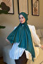 G Pattern Wool Silk Shawl-Oil