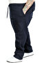 Mode XL Large Size Men's Straight Leg Gabardine Jogger Pants 21929 Dark Blue - 2