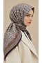 Petra 120*120 cm Cotton Scarf - Cream Acikahve - 6