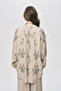 Women's Back and Side Beaded Embroidered Oversized Kimono