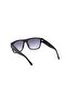 Square gradient smoke sunglasses - 3