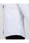 Soft Textured Easy-Iron Premium Poly-Cotton White Women's Shirt - 5