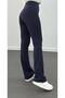 High Waist Relaxed Fit Flared Women's Trousers - 2