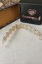 Elegant Stylish Banana Clip with Rhinestones Gold Banana Hair Clip 10cm - Non-Slip Toothed Hair Clip - 4