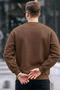Men's Not Sorry Printed Coffee Sweatshirt - 6