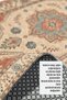 Retro Terracotta Green Chenille Carpet Rug Runner Non-Slip Washable Kitchen Living Room Hallway - 5