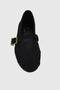 Lora Black Braided Belt Detail Women's Ballerinas - 3