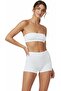 Luxury Lycra Micro Modal Women's White Boxer Ozten-251 - 2