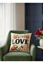 Digital Printed Valentine's Day Themed Decorative Throw Pillow Cover
