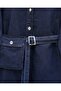 Bag, Pocketed Trousers, Denim Suit - Navy Blue - 6