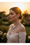Luxurious Looking Zircon Stone Women's Necklace – Stylish Neck Accessory - 7