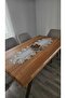 Luxurious French Lace Linen Gardeya Runner - 2