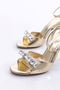 1065 Women's Big Stone Heeled Shoes - 4