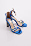 1007 Women's Stone Ball Detailed Ankle Lacing Evening Dress - 2