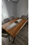 Luxurious French Lace Linen Gardeya Runner - 2
