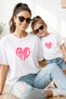 Mother Daughter 100% Cotton T-Shirt Mama Mini Mother Daughter Single Price