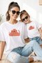 Mother Daughter 100% Cotton T-Shirt Mama Mini Mother Daughter Single Price