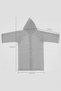 Children's Oversized Raincoat - Unisex Hooded Raincoat - Children's Raincoat with Snap Fasteners - Raincoat - 2