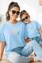 Mother Daughter 100% Cotton T-Shirt Mama Mini Mother Daughter Single Price