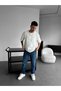 Oversize Vintage Detailed Ripped Knitwear T-Shirt Vintage Washed Streetwear Loose T-Shirt - 3