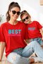 Mother Daughter 100% Cotton T-Shirt Mama Mini Mother Daughter Single Price