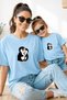 Mother Daughter 100% Cotton T-Shirt Mama Mini Mother Daughter Single Price