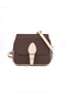 Women's Bag with Cover Detail, Three Compartments, Crossbody, Width: 23 Cm, Length: 19 Cm, Width: 10 cm - 2
