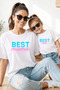 Mother Daughter 100% Cotton T-Shirt Mama Mini Mother Daughter Single Price