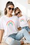 Mother Daughter 100% Cotton T-Shirt Mama Mini Mother Daughter Single Price