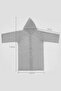 Children's Oversized Raincoat - Unisex Hooded Raincoat - Children's Raincoat with Snap Fasteners - Raincoat - 2