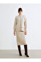 Esvab • Modern & Distinctive Belted Slit Knit Skirt