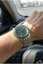 Dual Time, Luxury Design Men's Wristwatch |   42mm, Steel Band, Mineral Glass, 10Atm - 4