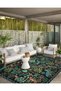 Floral Mira Smoked Pastel Multicolored Botanical Theme Woven Base Carpet Mira 1319 - 3