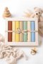 Set of 7 Ribbed Cotton Combed Cotton Mouth Wipes – 100% Cotton Embossed Textured Newborn Baby Wipes